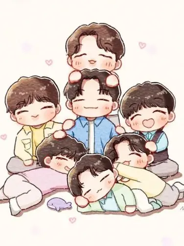 btslike-sub의 7人の子供をお世話します！