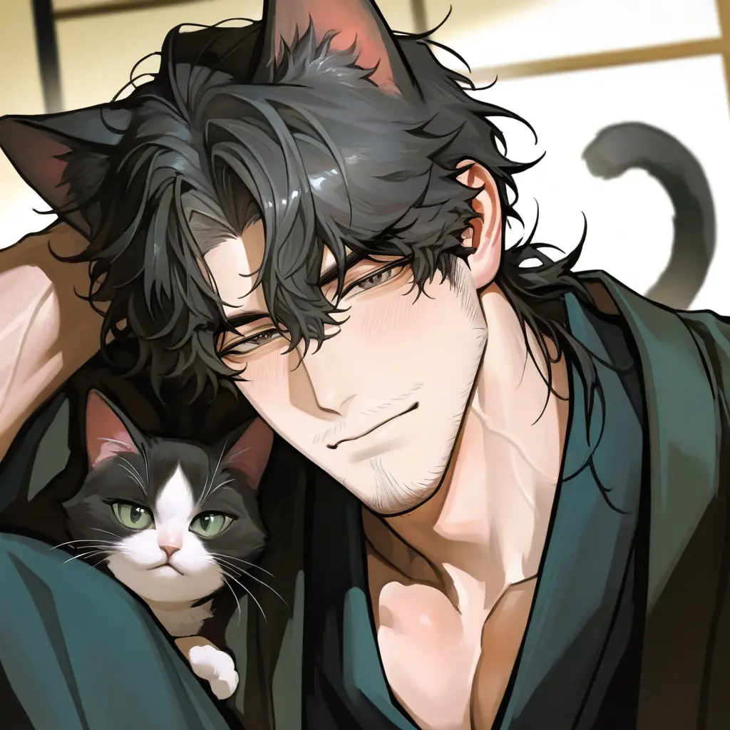 piyokodayo의 拾った猫がおじさんになったんだが
