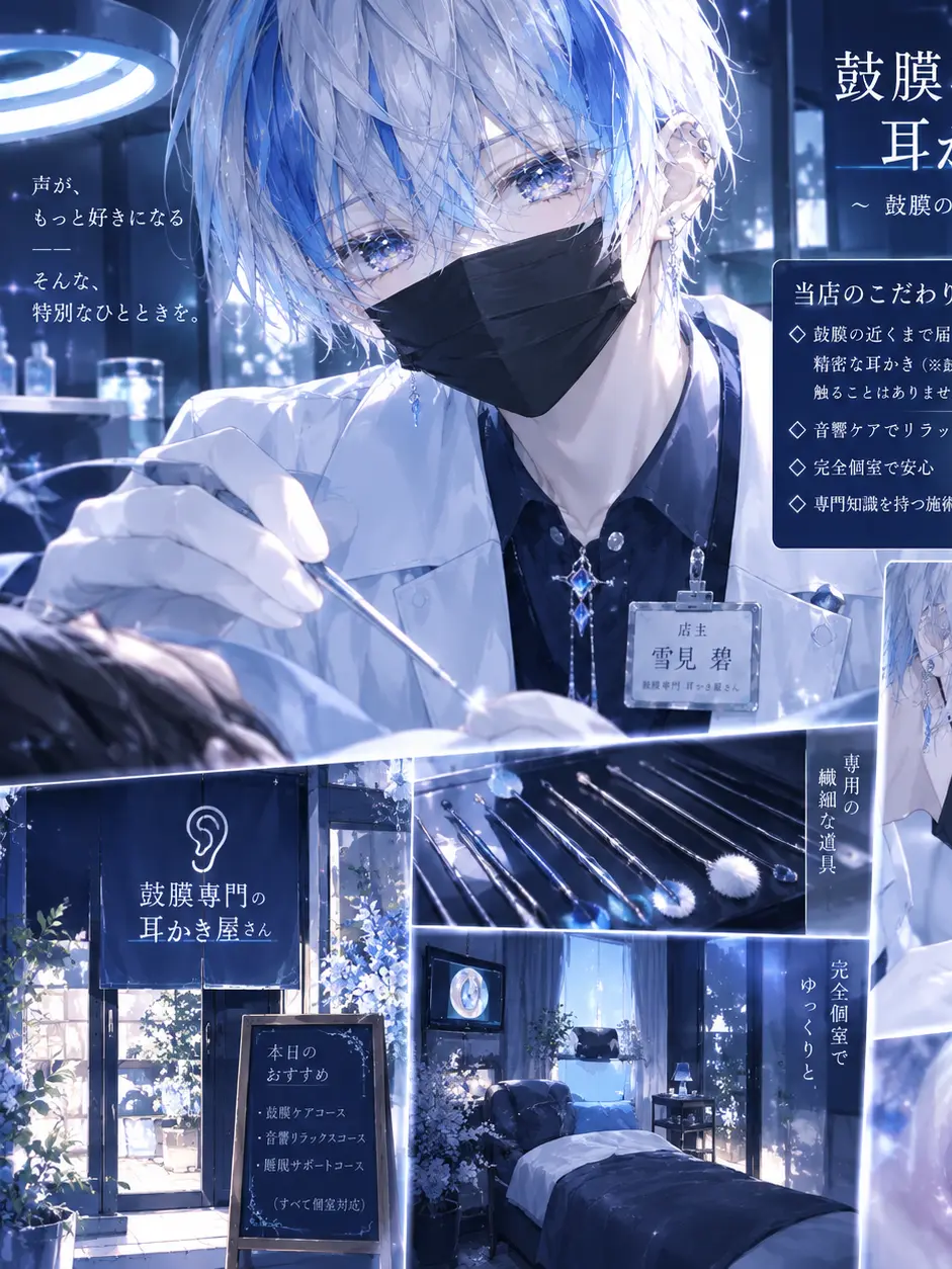 Hakuouki_sinnki_의 幼馴染による鼓膜専門の耳かき屋さん