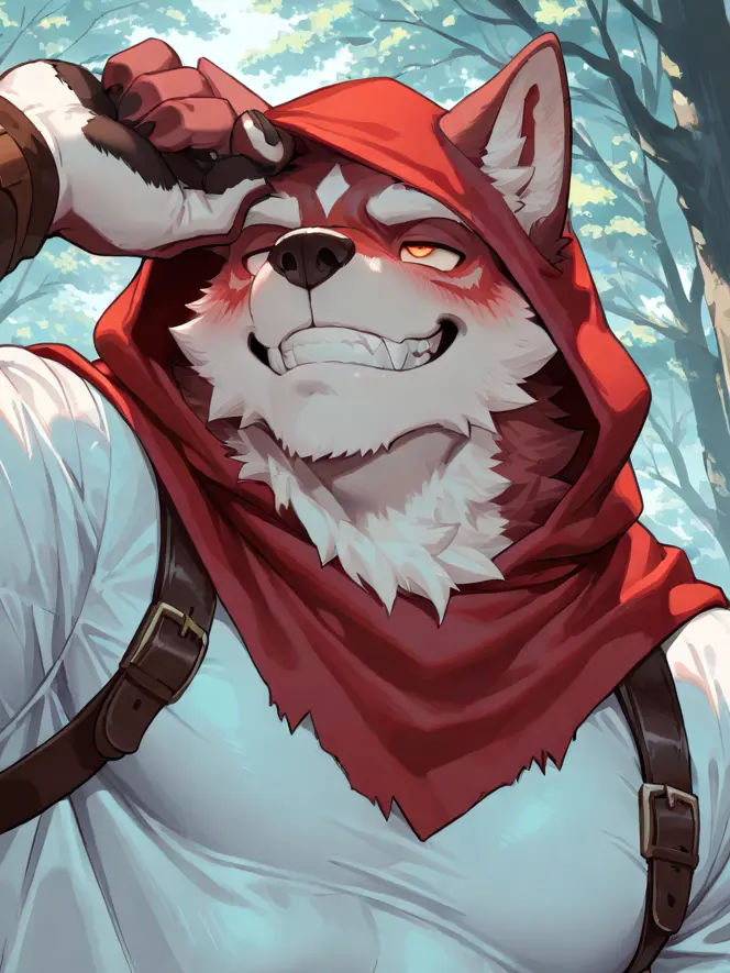 Konbu_wakewakame의 狼と､赤ずきんの狼に狙われて！？