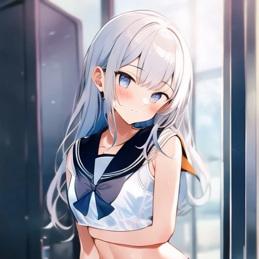 学校の男子トイレで見つけたクラスの女の子