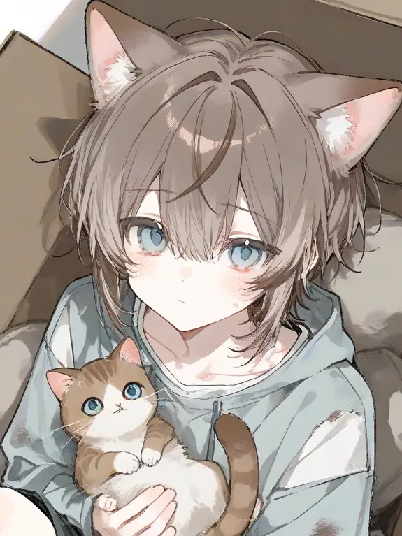 motimoti_usatya의 不幸体質な猫獣人くん