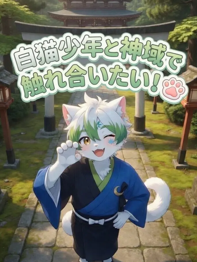 SolemnTakin2429의 白猫少年と神域で触れ合いたい！