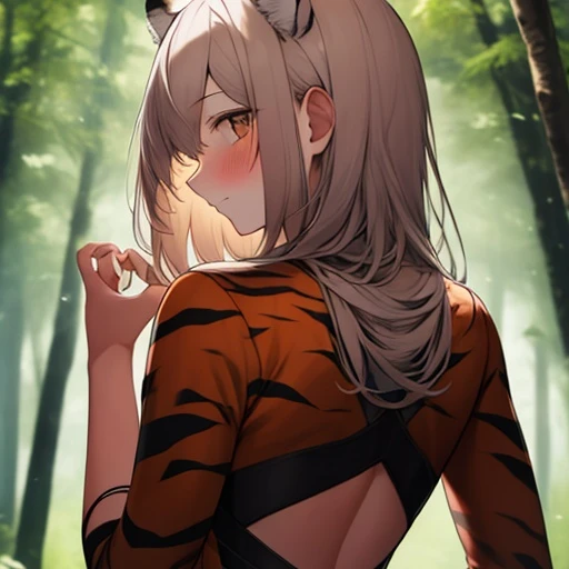 엉덩이로 나팔부는 호랑이