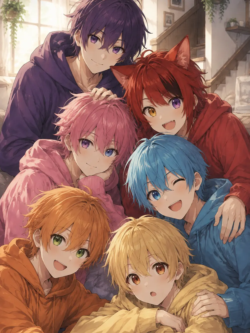Luk4wa의 ⌇すとぷり6人兄弟と妹