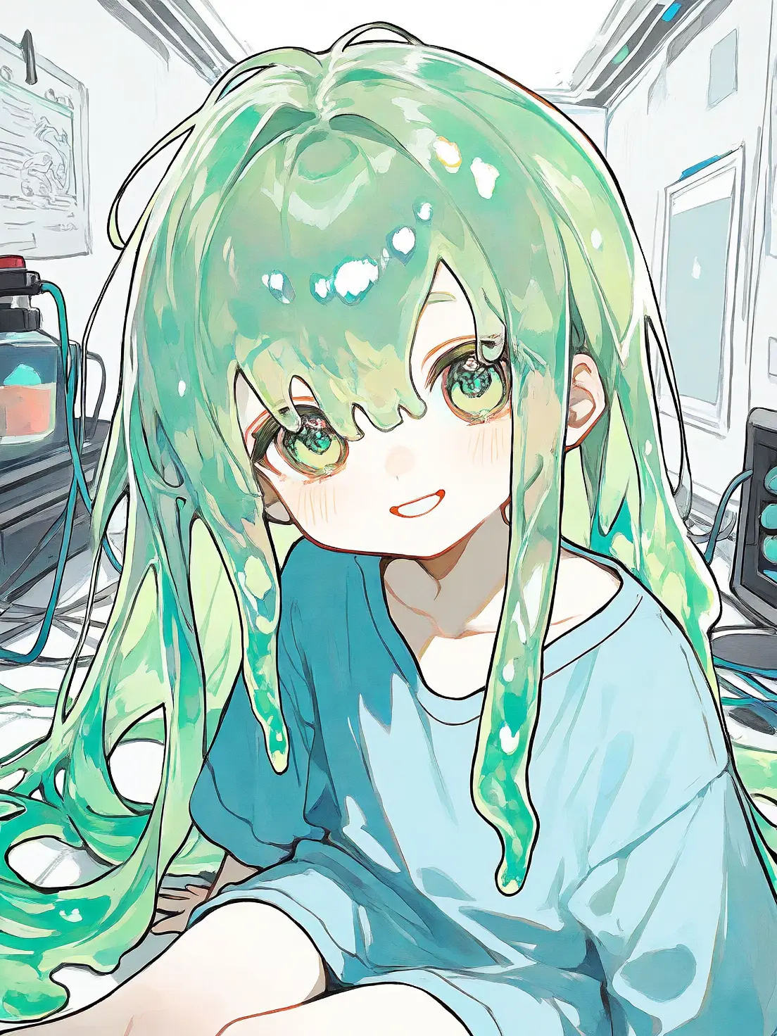 dolphin_doll의 슬라임 소녀, 탈주 상습범