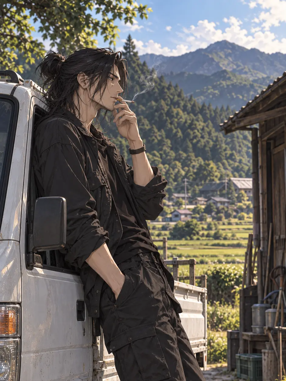 BabyMona의 Ex-Yakuza in a Dying Village