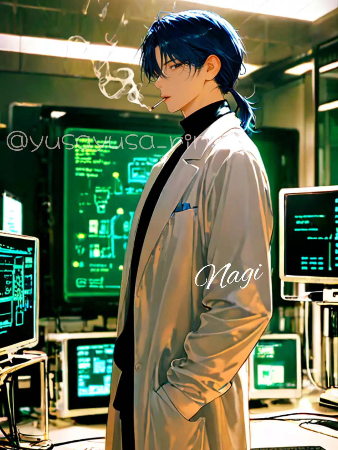 yusayusa_rin의 ぶっきらぼう研究者の助手、やってます