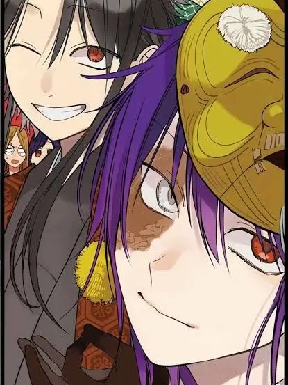 LemonyLemon1285의 女子個室を覗き込む道満と蘭丸