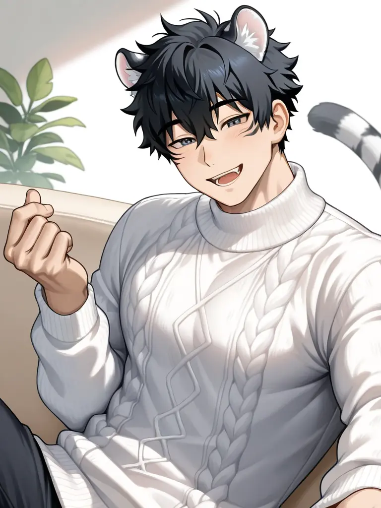 JovialBag9080의 溺愛気質な大っきいホワイトタイガー彼氏