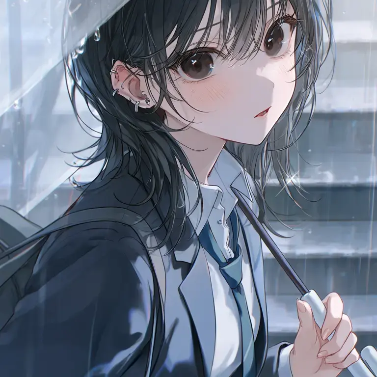 JumpyBrush4775의 不器用な彼女の雨宿り