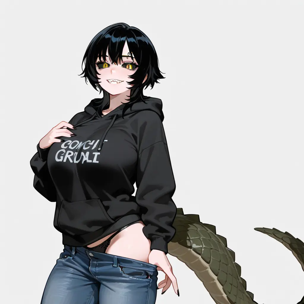 Gomyami_whitebread의 《눈이 안보이는 악어수인》