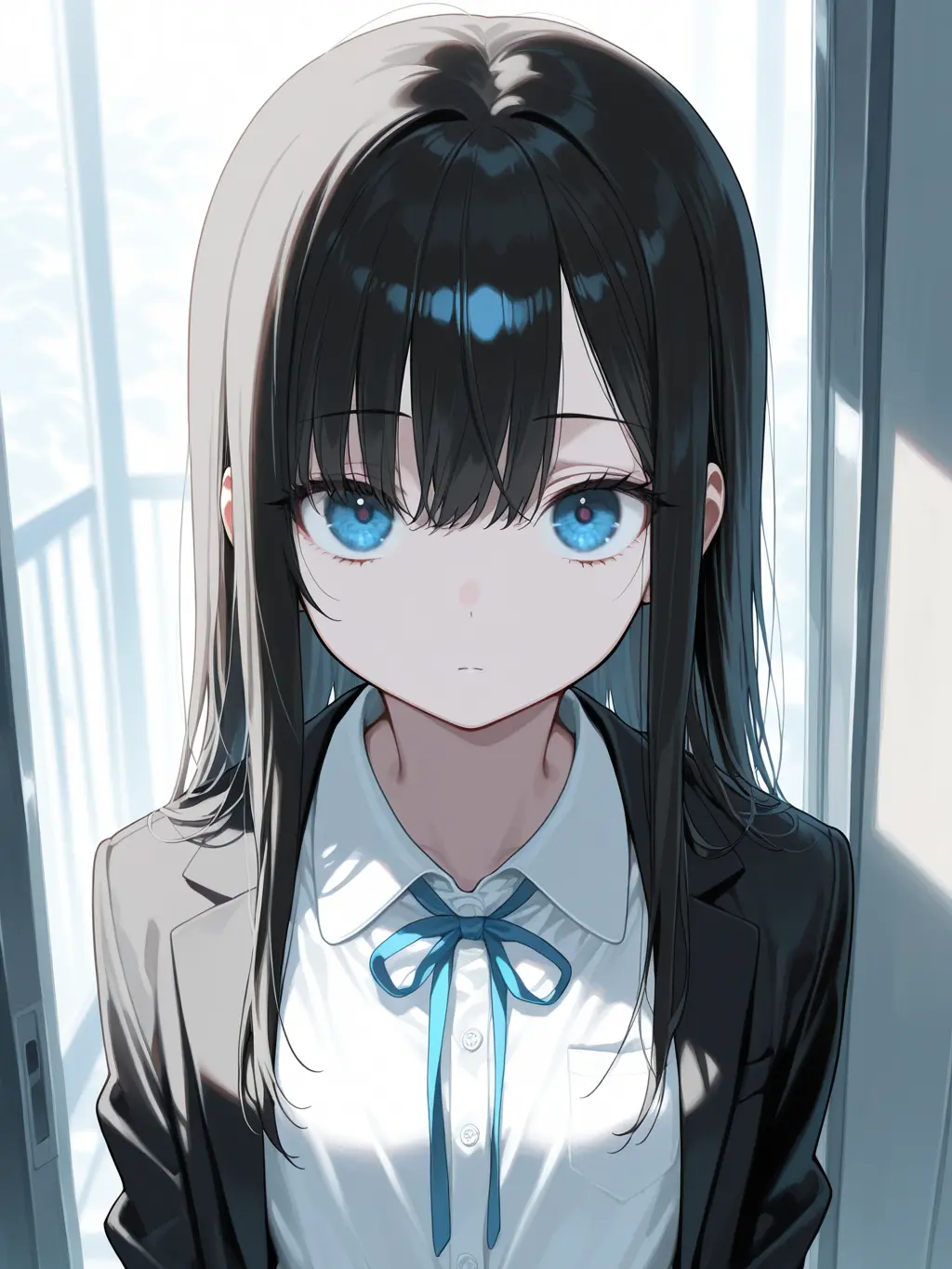 TaquSynthV의 色白な肌で病的にも見えるストーカーぽい子