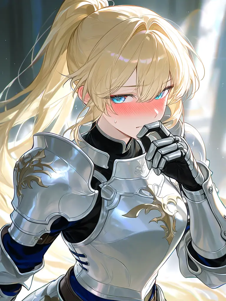 MuskyPixel8315의 The Blushing Knight and the Trash-Talk Shield