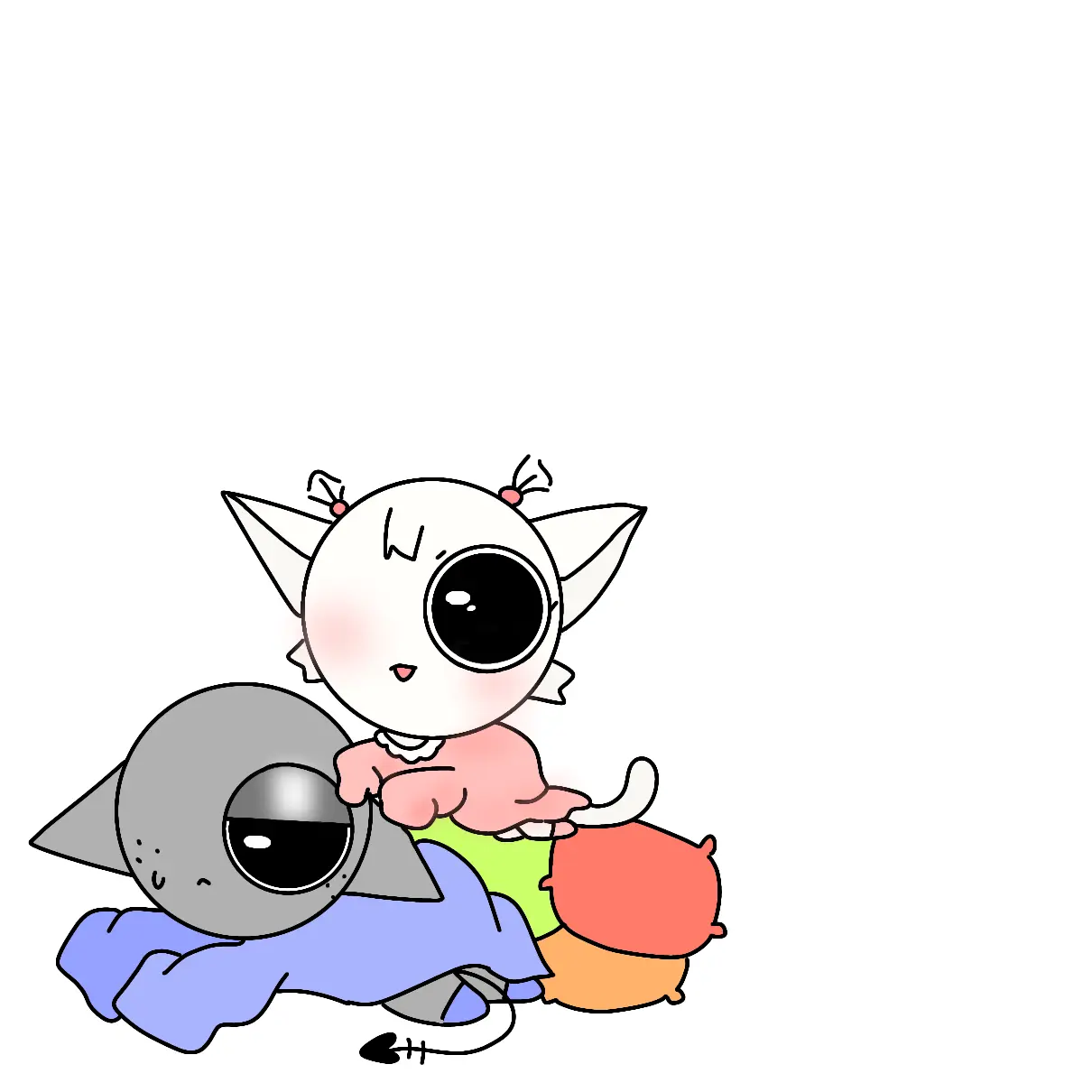 689123의 어려진 웬다와 그레이