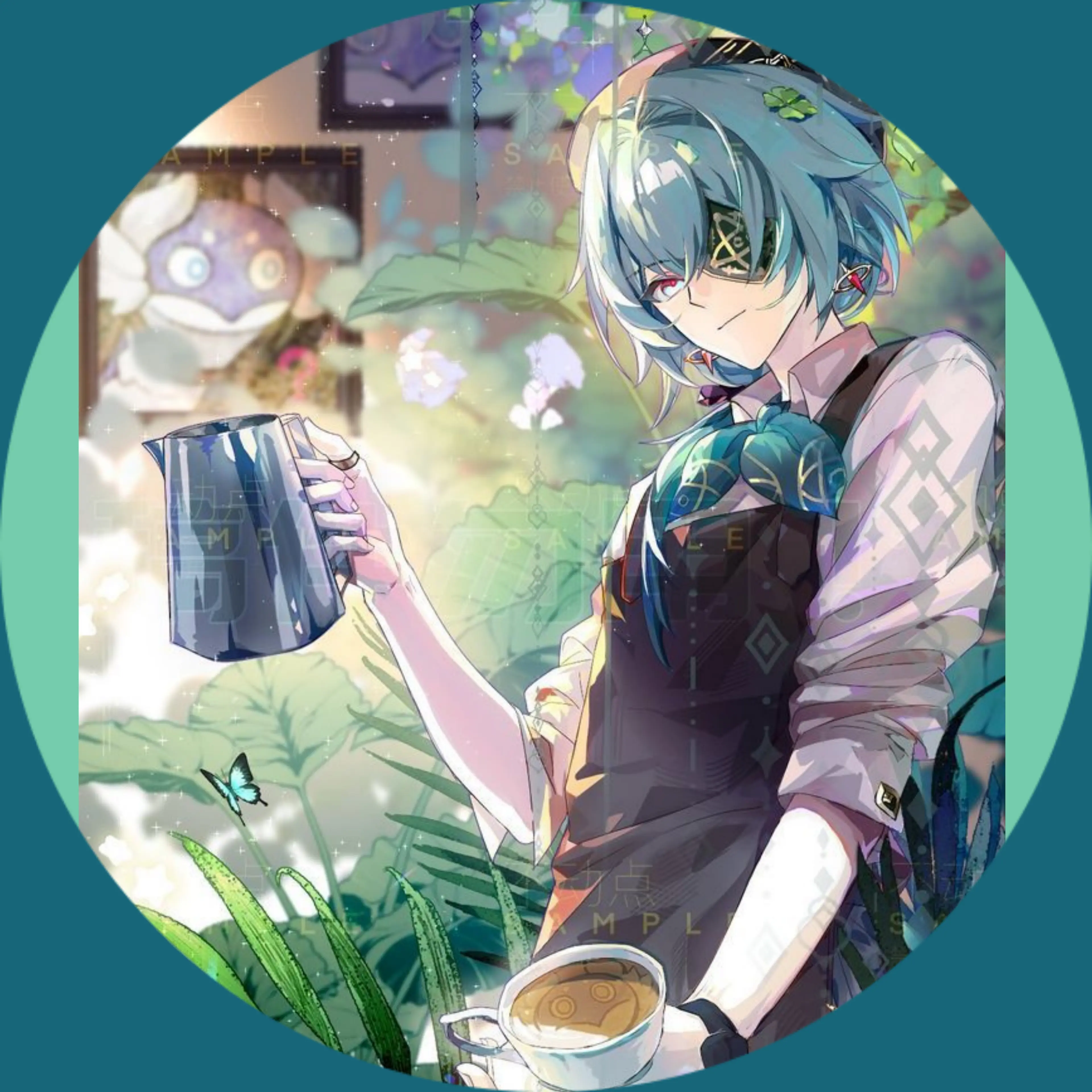 Mannzoku의 とあるカフェでバイトをしているアナイクス
